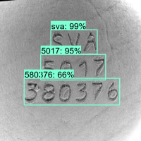 Exemple OCR sur gravures laser Exemple OCR sur gravures laser
