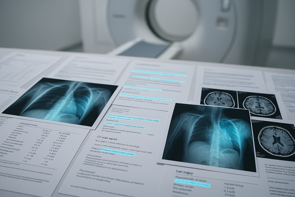 image showing text recognition on medical documents