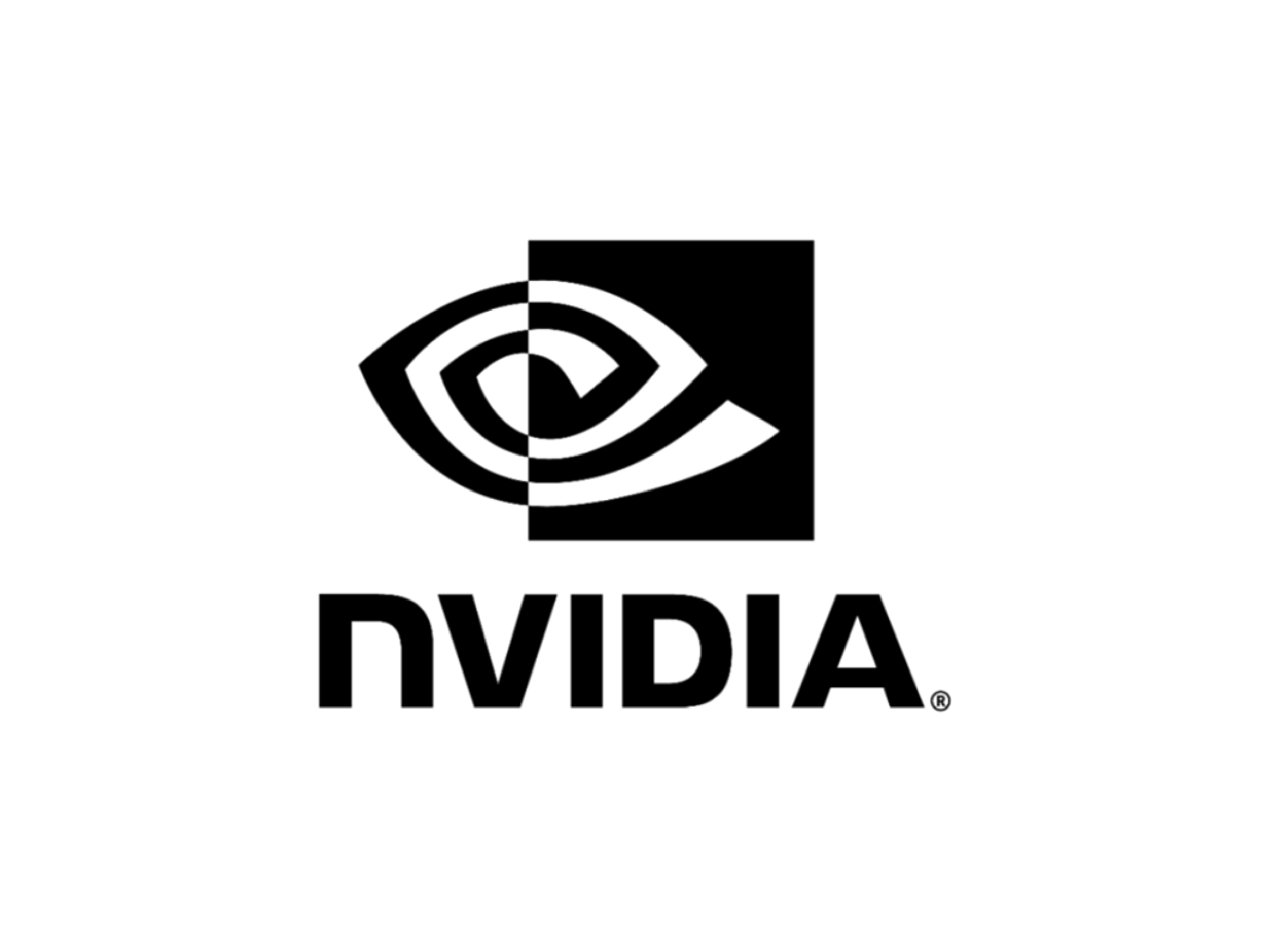 Logo NVIDIA monochromatique
