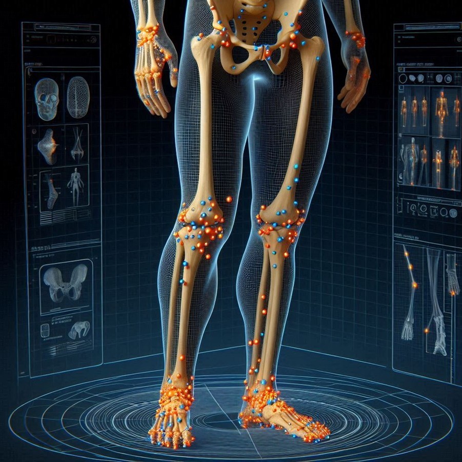 Identification de points anatomiques en orthopédie