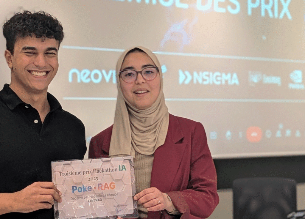 Equipe 3 gagnants du hackathon ia