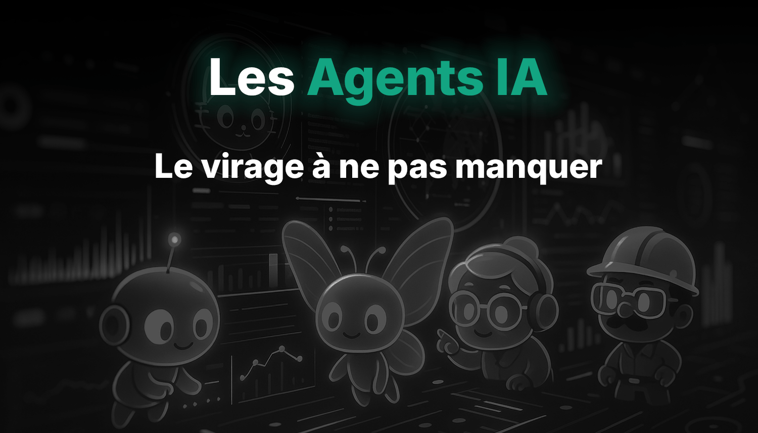Miniature de l'article agents IA en noir et blanc